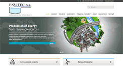 Desktop Screenshot of envitec.gr